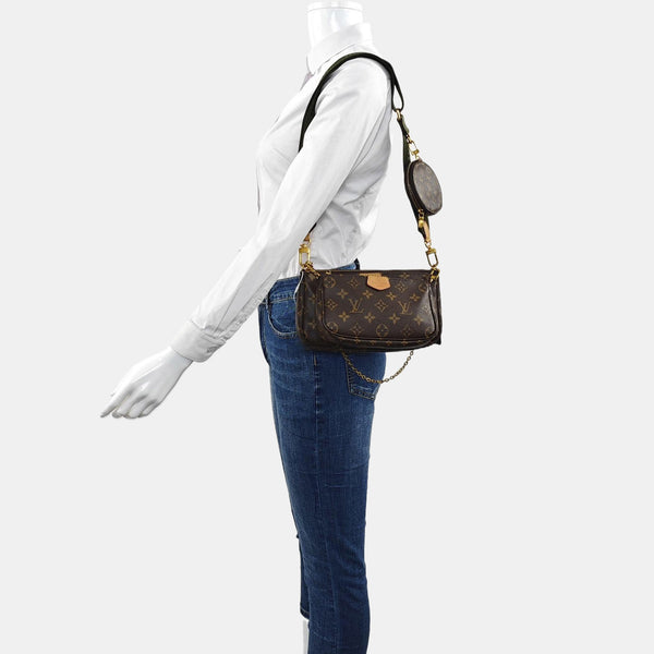 MULTI Monogram Coated Canvas Brown