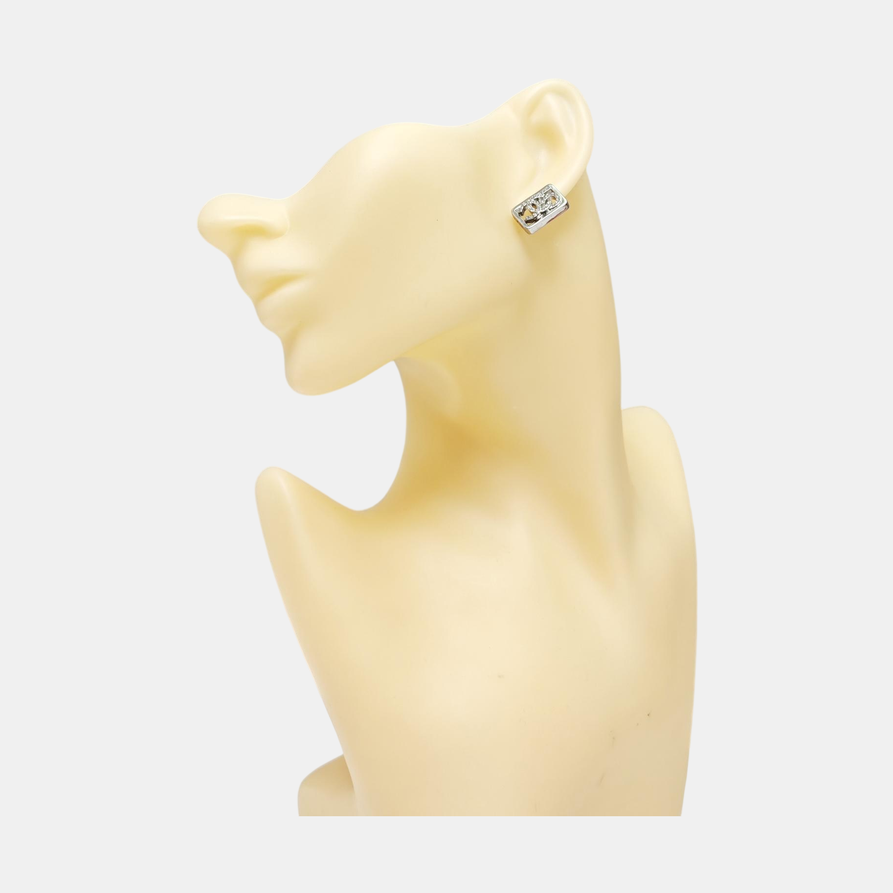 Metal Silver Stud Earrings