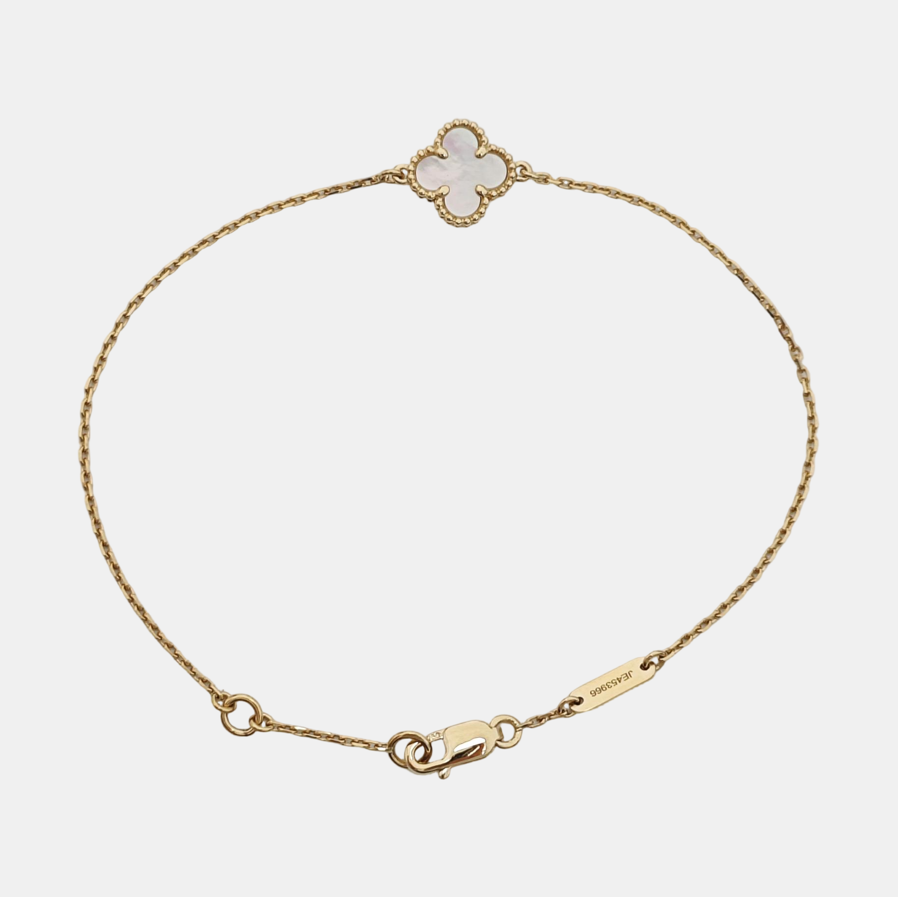 Sweet Alhambra 18k Gold Bracelet