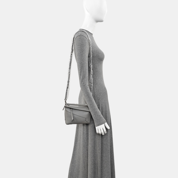 Puzzle Mini Calfskin Gray