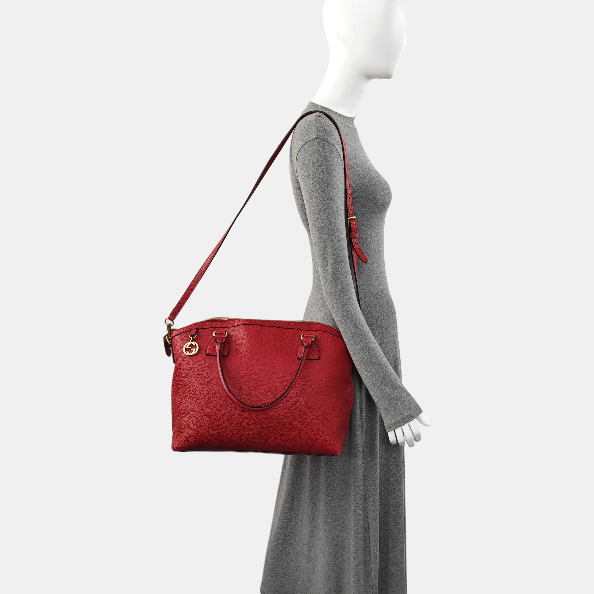 Microguccissima Calfskin Red