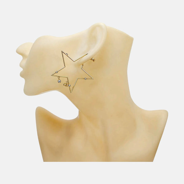Metal Gold Earrings