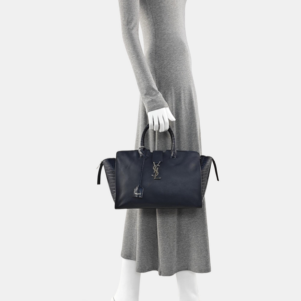 DOWNTOWN CABAS Calfskin Blue