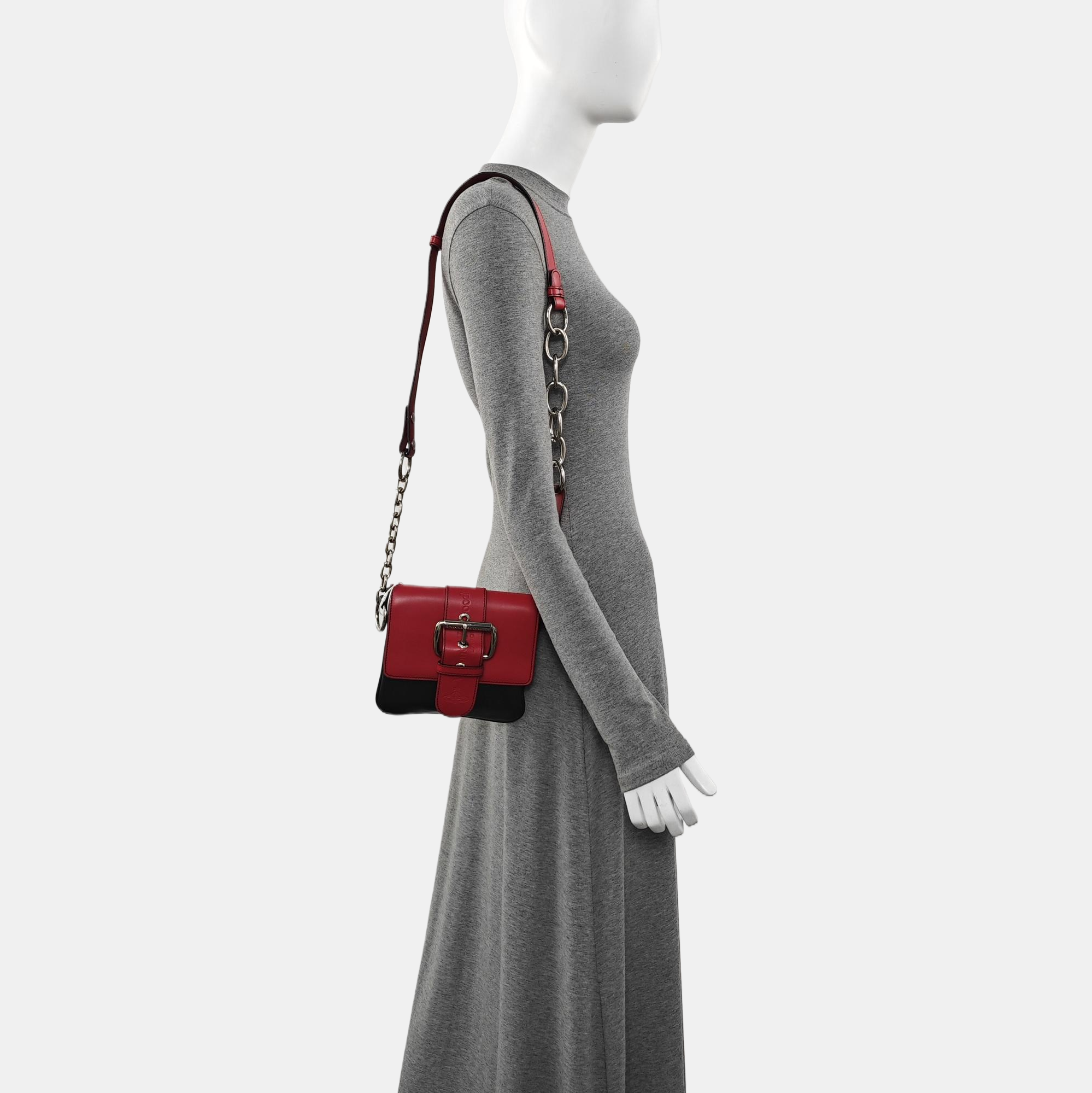 Calfskin Shoulder Bag Black