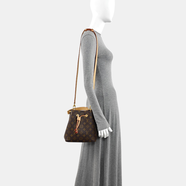 NÉONOÉ BB Monogram Coated Canvas Brown