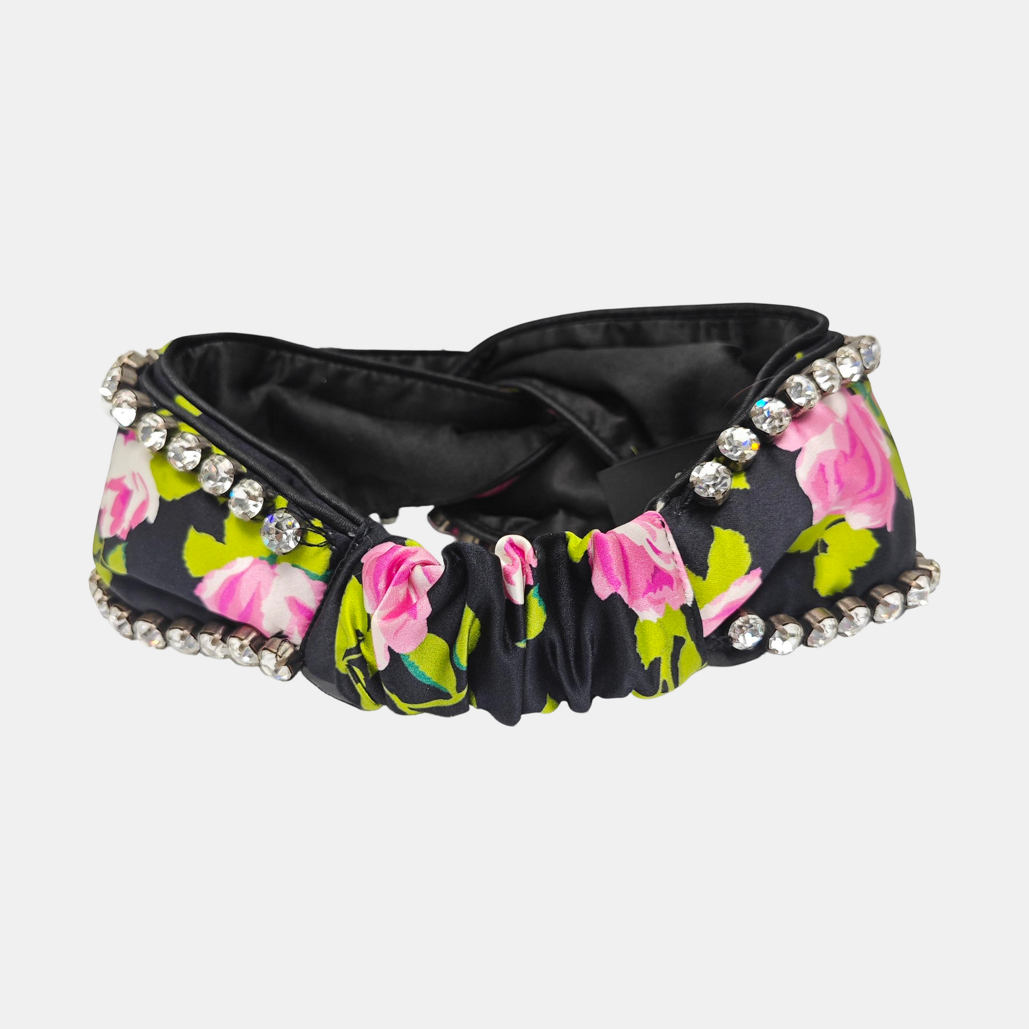 Mulberry Silk Headband Black
