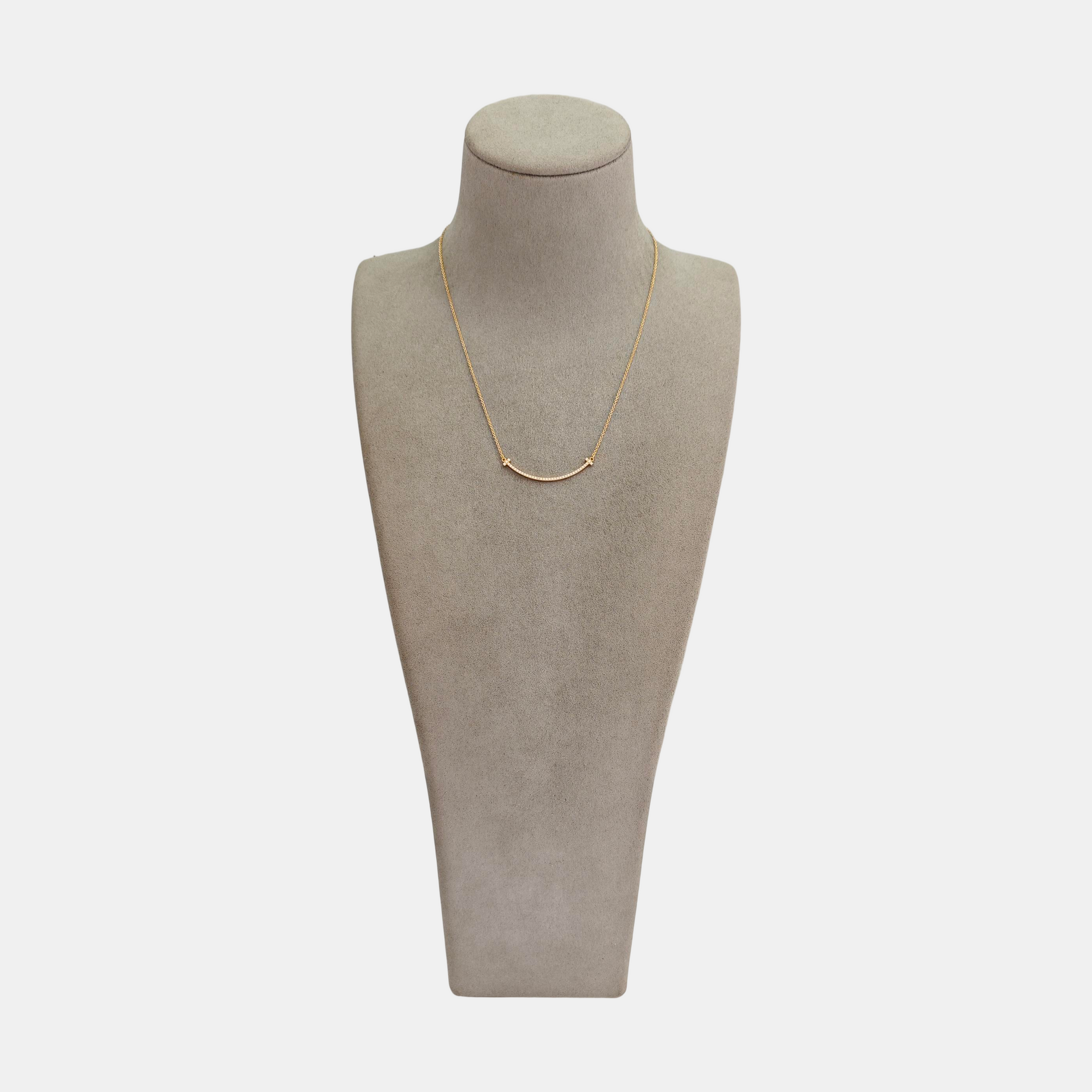 Tiffany T 18k Rose Gold Necklace