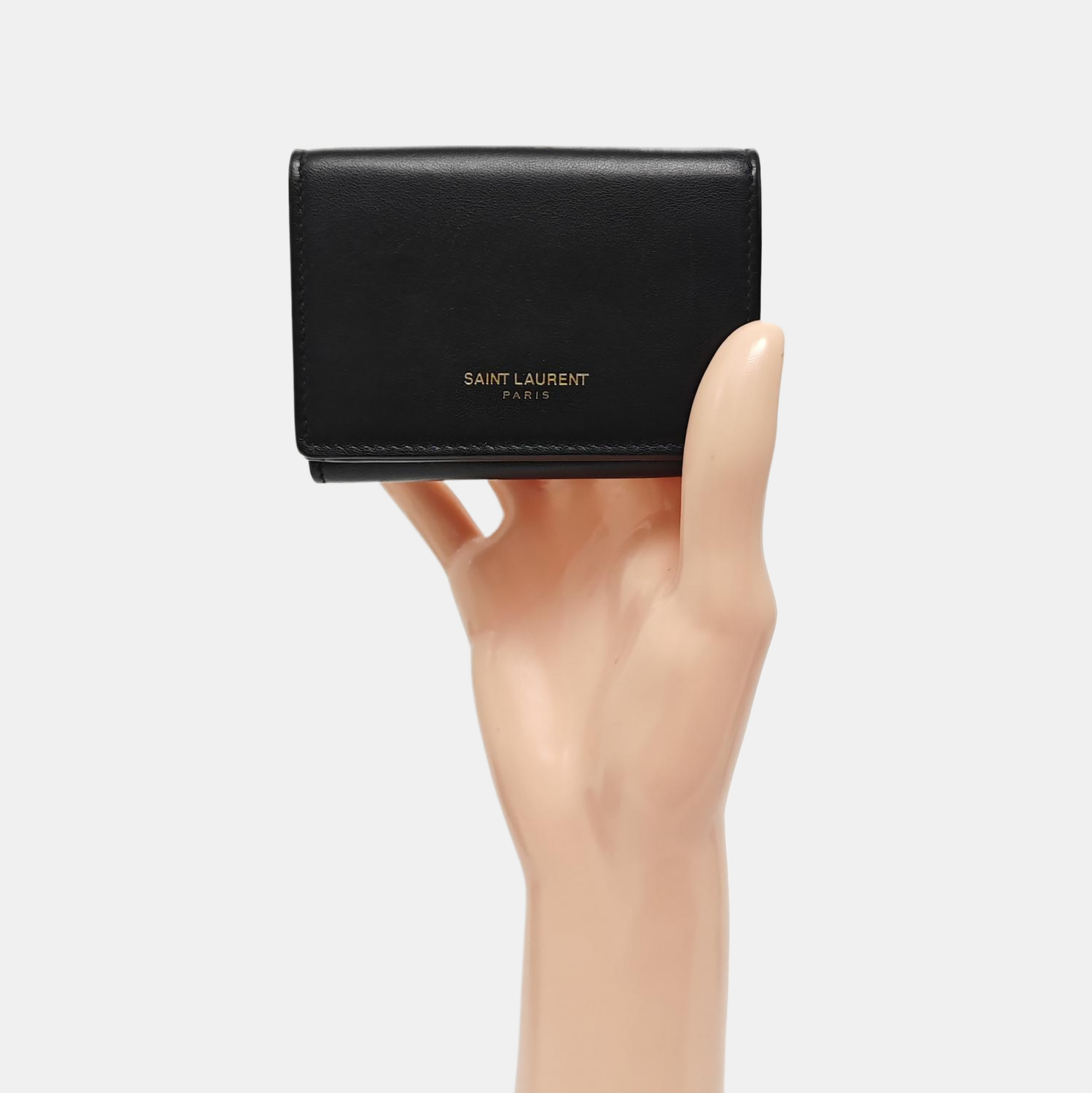 Calfskin Card Holder Black