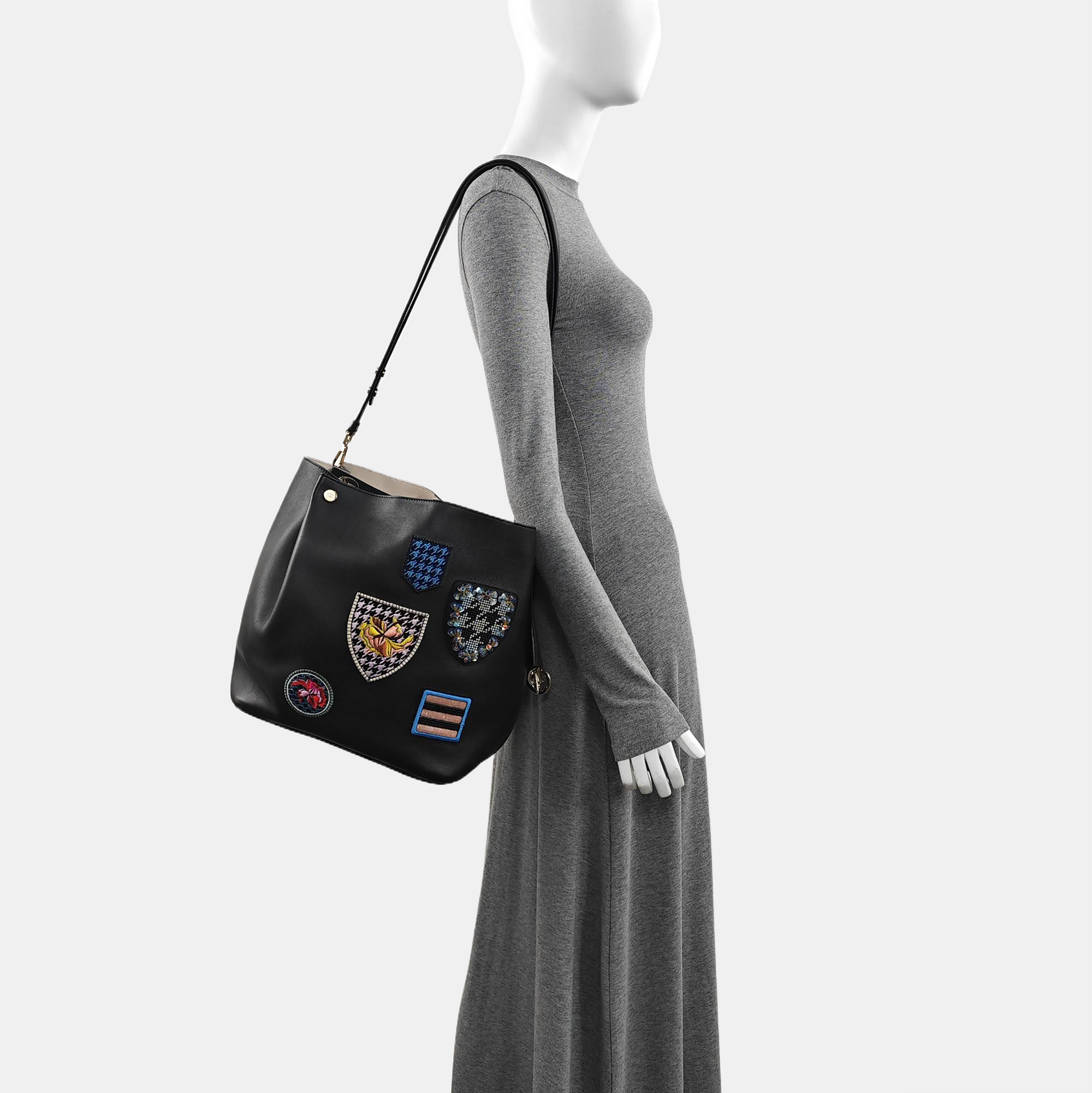 Calfskin Tote Bag Black