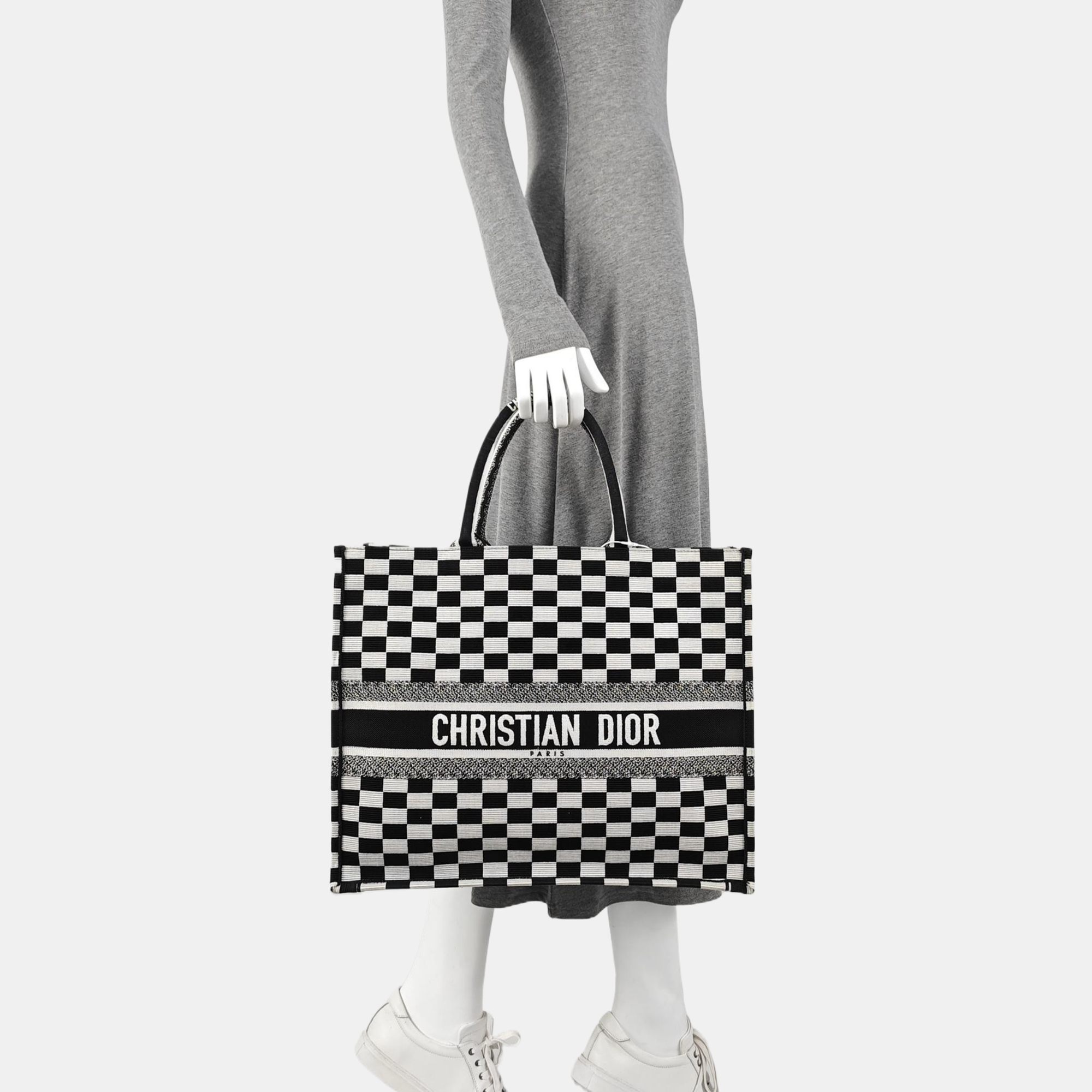 Book Tote Large Canvas Black