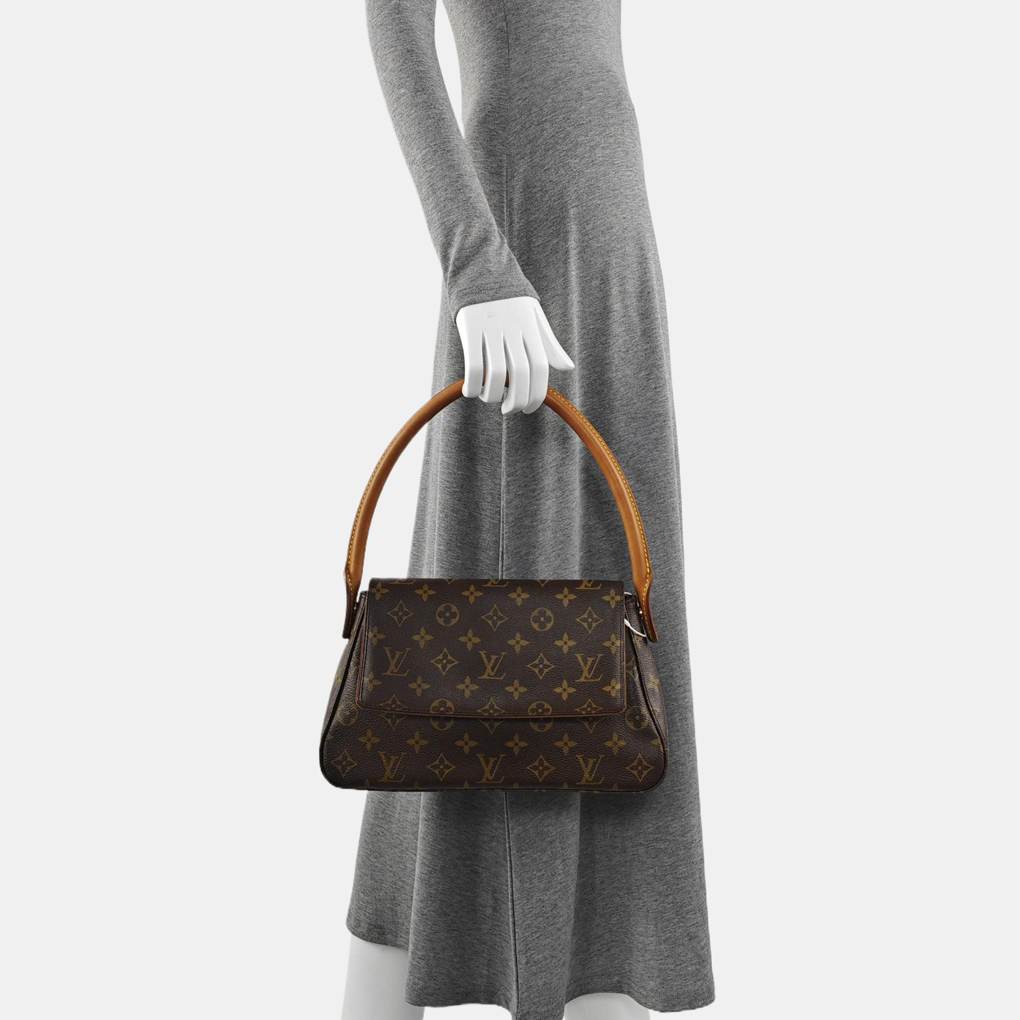 LOOPING PM Monogram Coated Canvas Brown