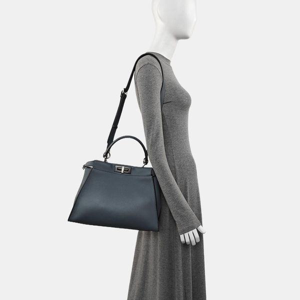 Peekaboo Medium Calfskin Blue