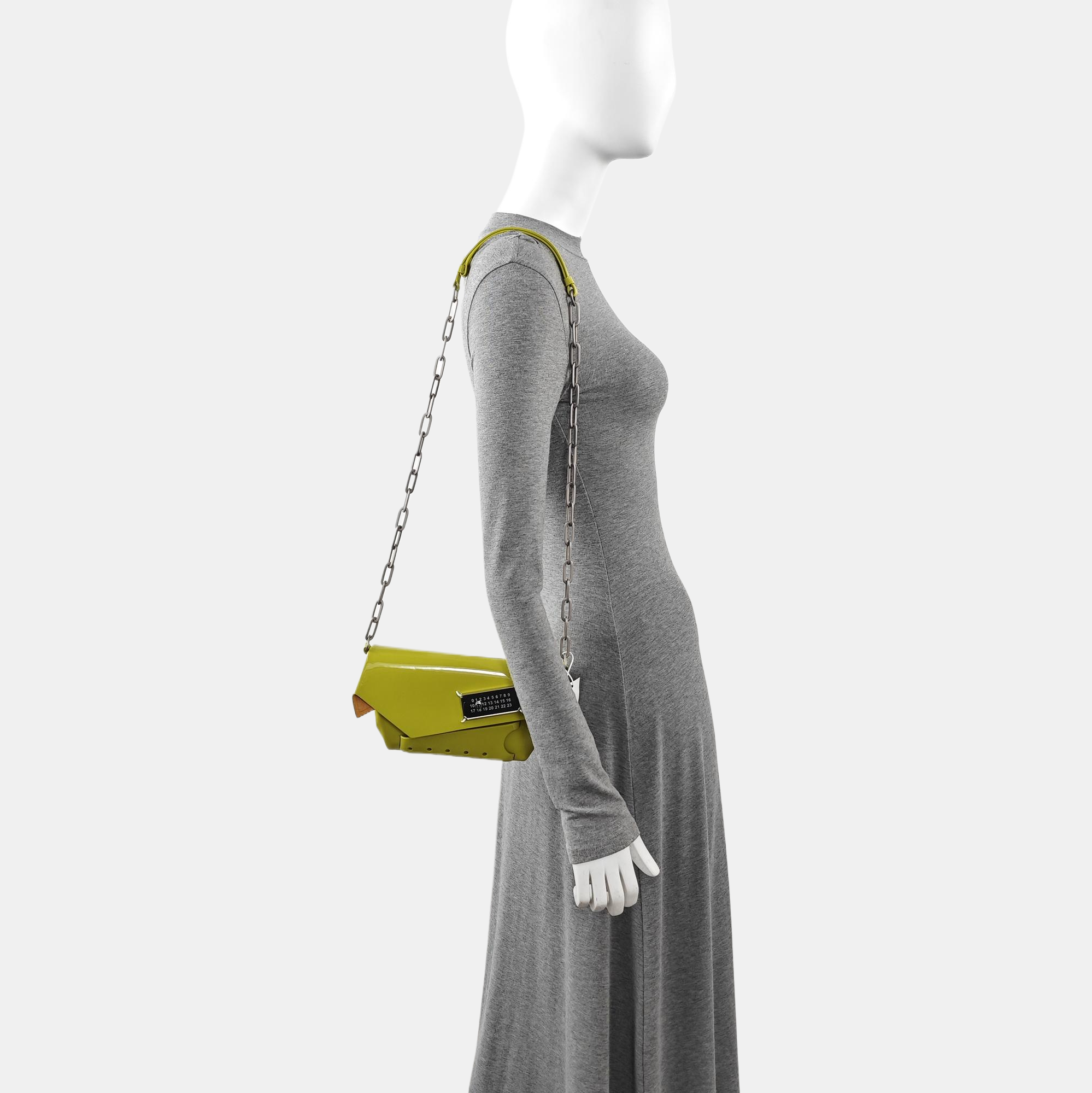 Patent Leather Crossbody Bag Yellow