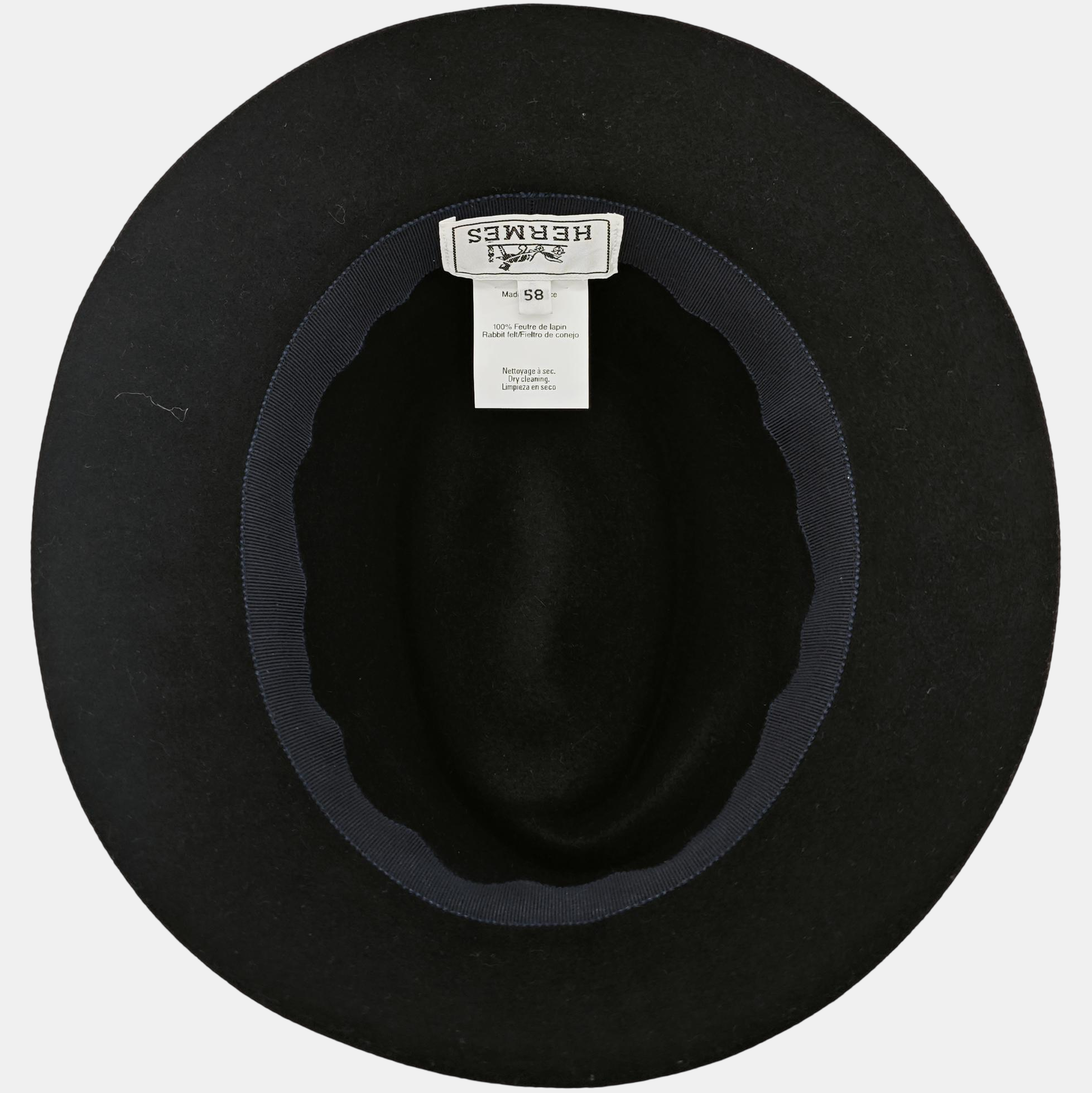 Rabbit Fur Hat Black
