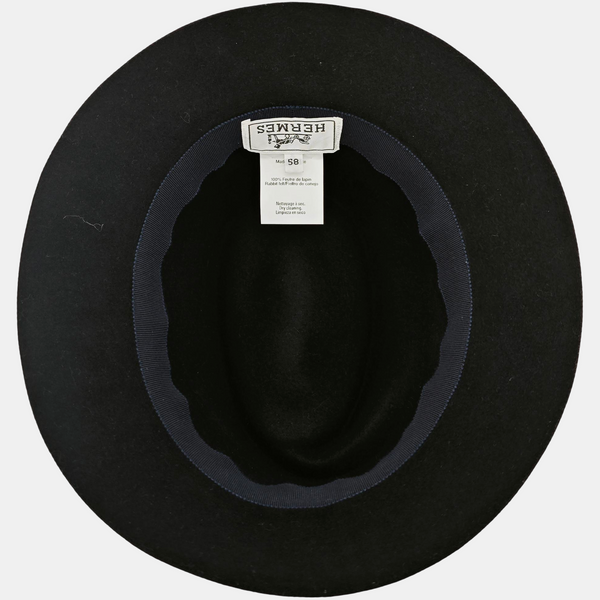 Rabbit Fur Hat Black