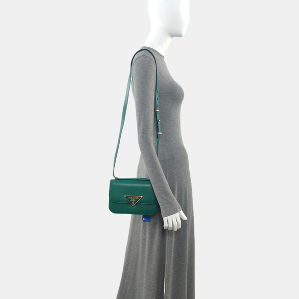 Emblème Calfskin Green