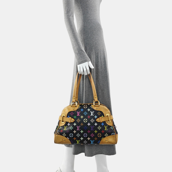 LV × TM CLAUDIA Monogram Coated Canvas Black