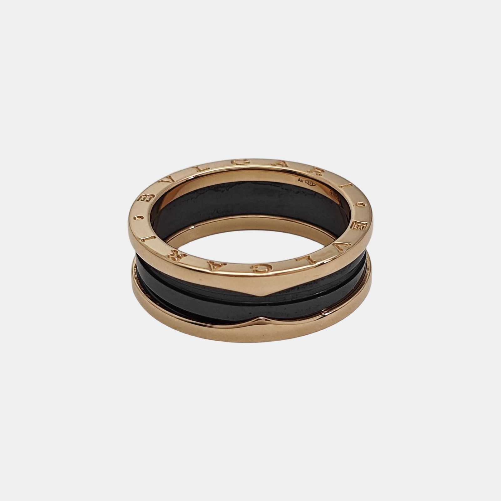 B.ZERO1 18k Rose Gold Ring EU 66