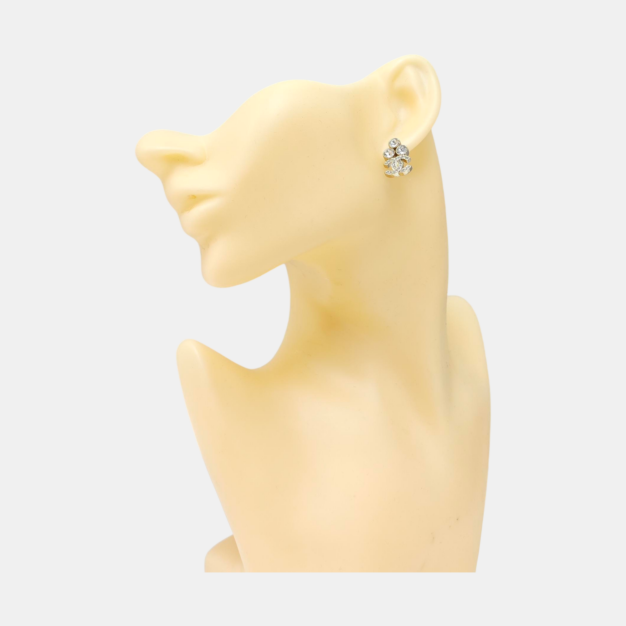 Metal Gold Stud Earrings