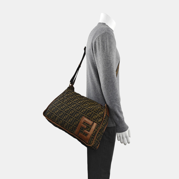Canvas Shoulder Bag Brown