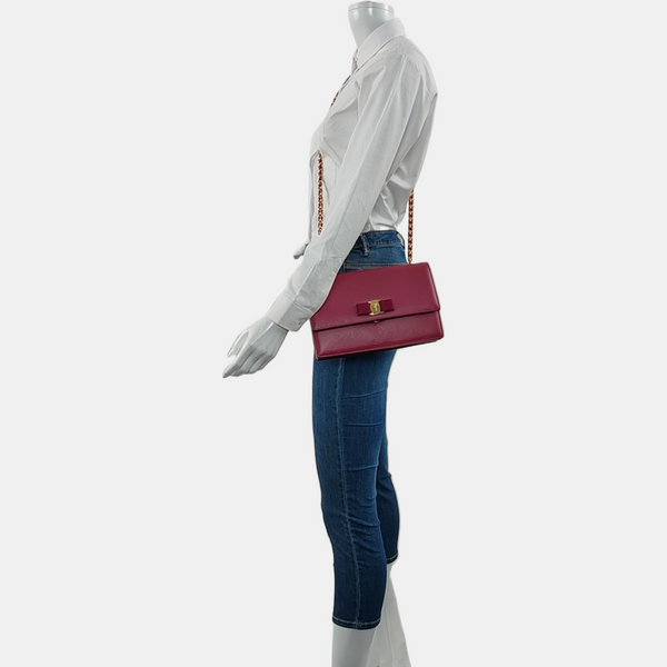 Ginny Calfskin Red
