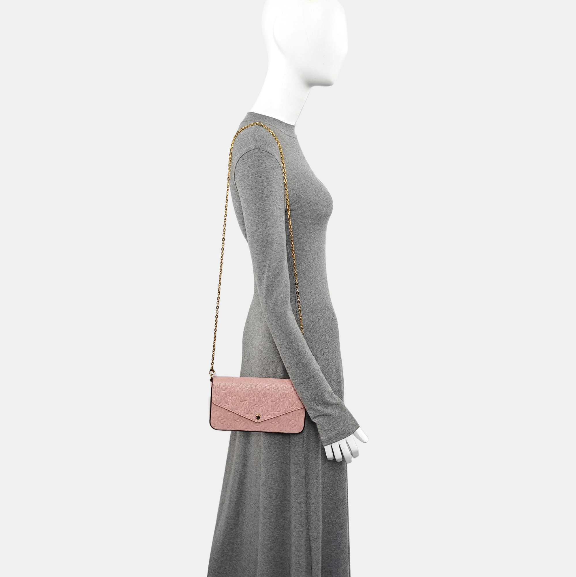 FÉLICIE Monogram Calfskin Pink
