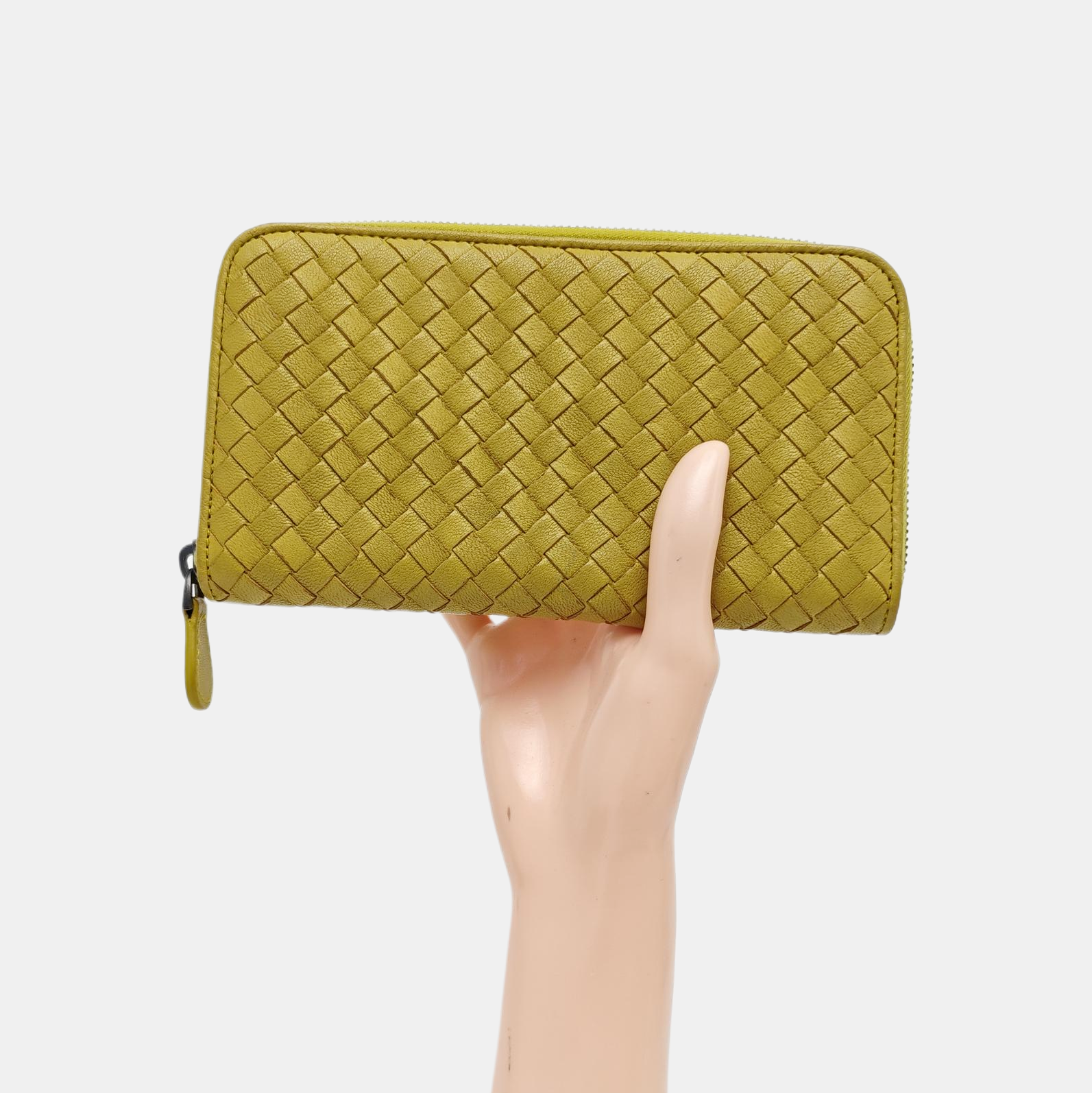 Calfskin Clutch Green