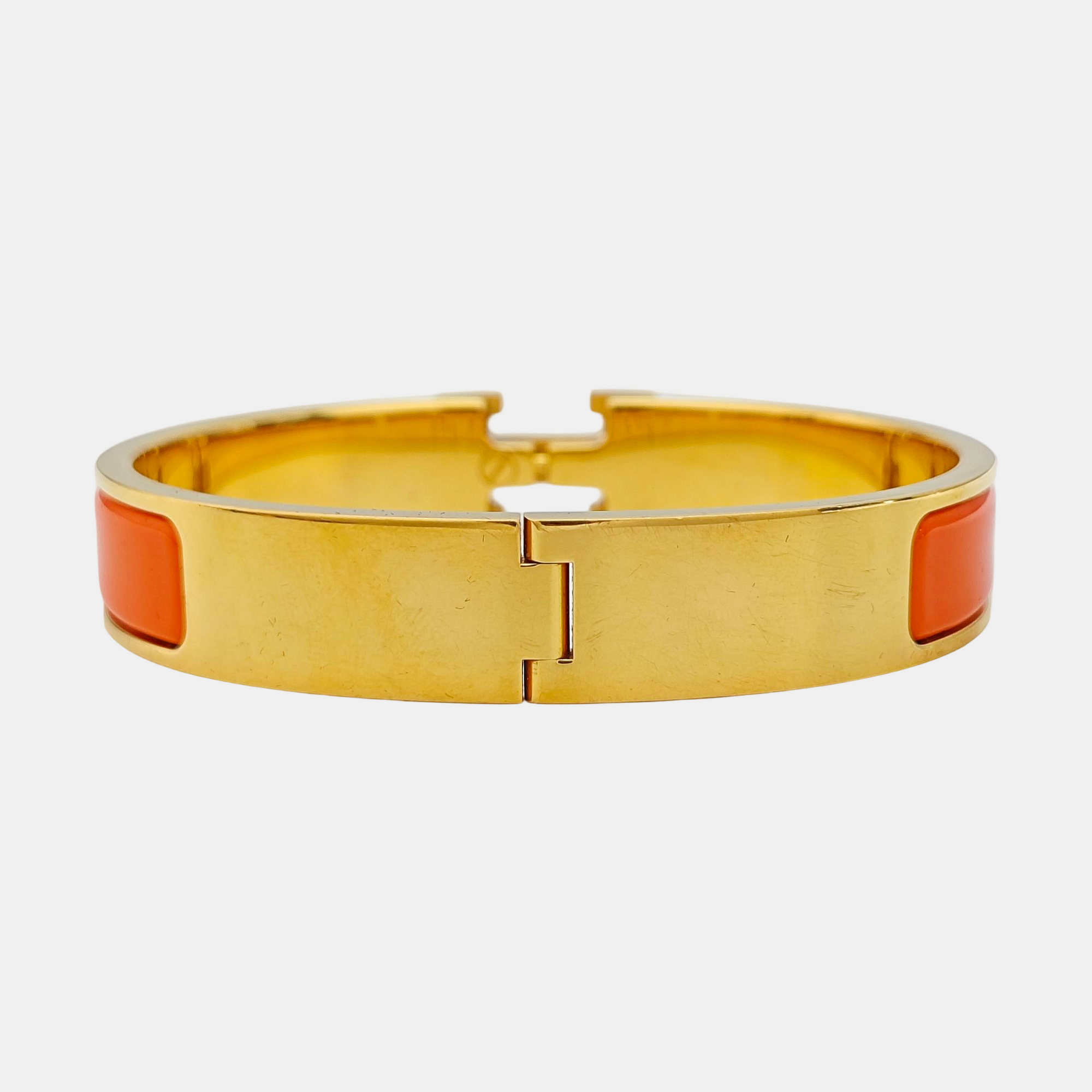 Clic H Metal Gold Bangle