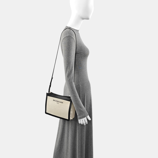 Pochette Medium Canvas Beige