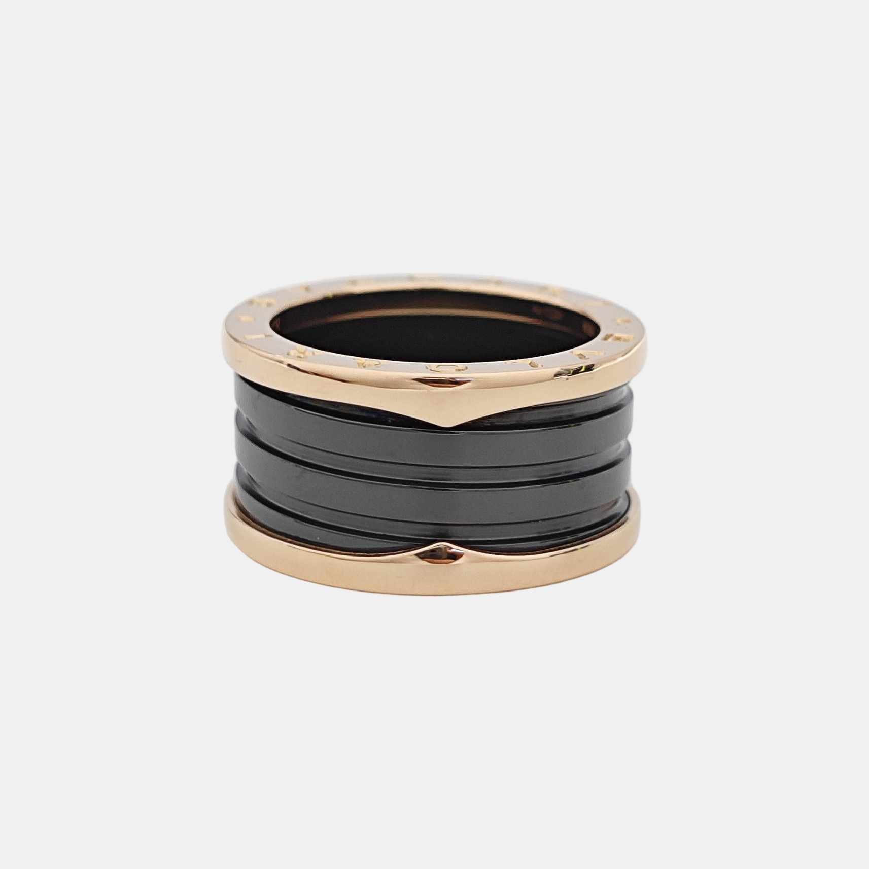 B.ZERO1 18k Rose Gold Ring EU 57