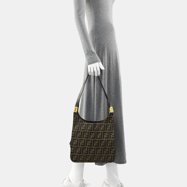 Canvas Shoulder Bag Beige