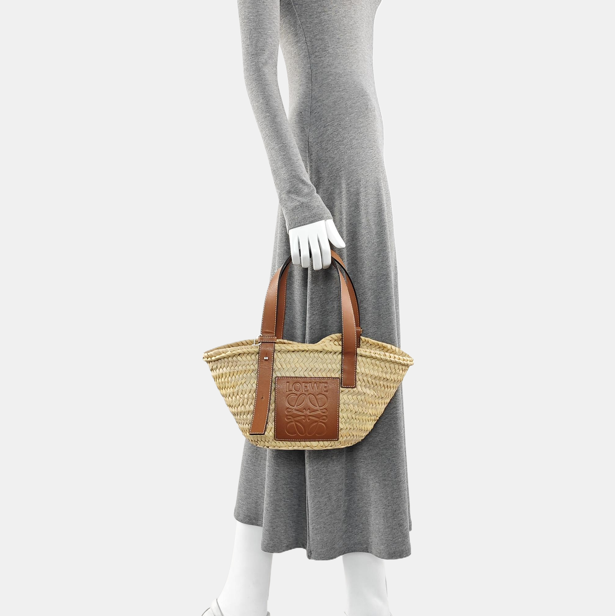 Basket Straw Beige