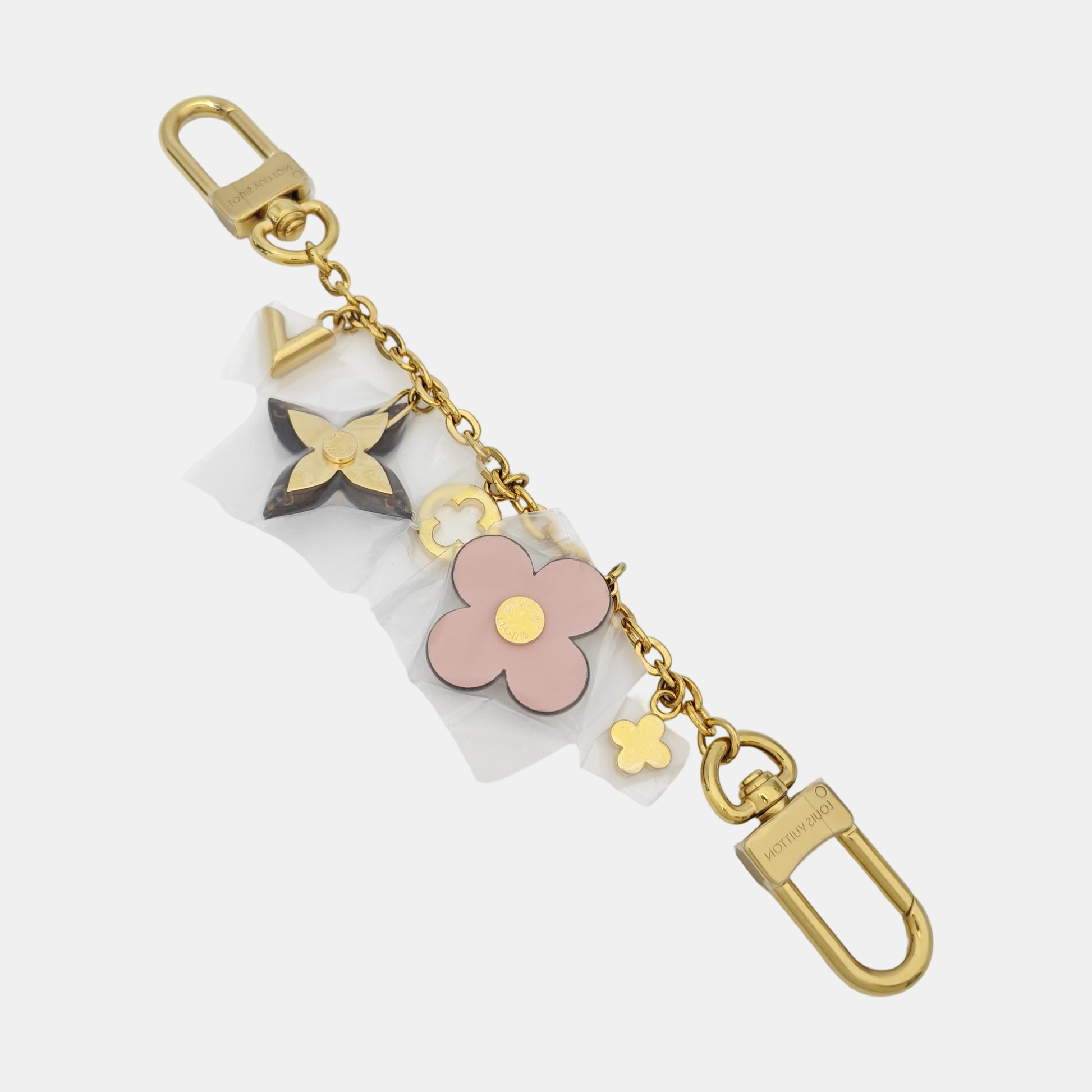 Metal Bag Charm Gold