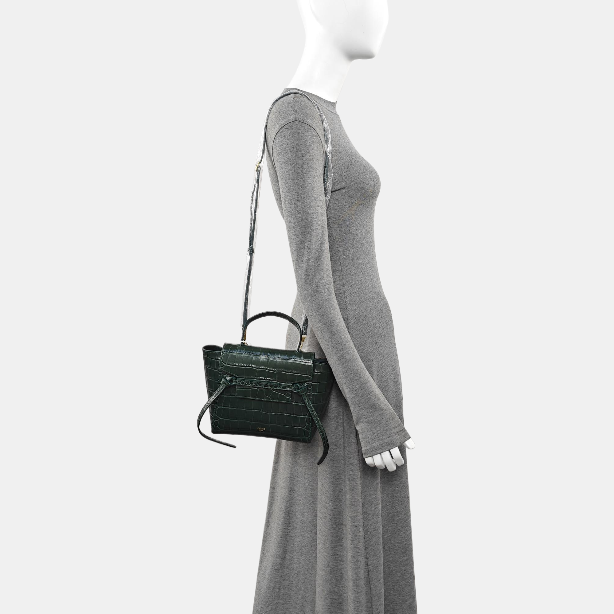 BELT Nano Calfskin Green