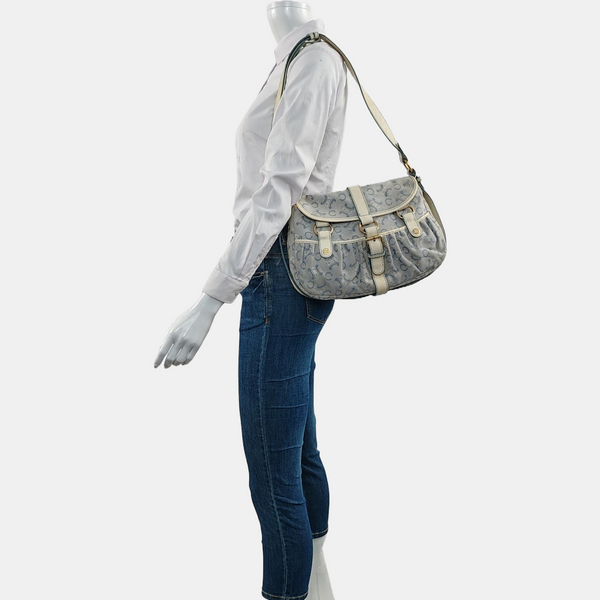 Canvas Shoulder Bag Blue