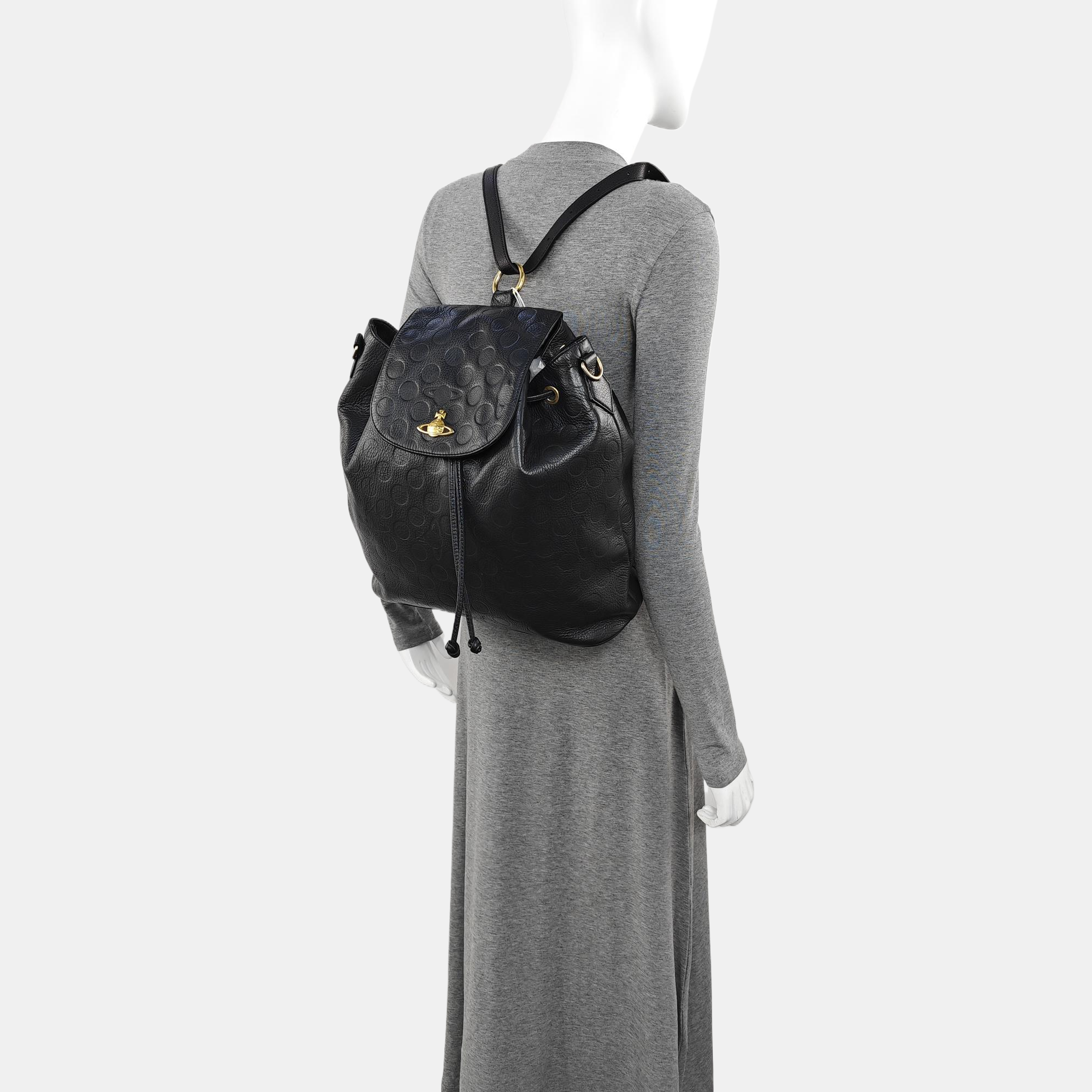 Calfskin Backpack Black