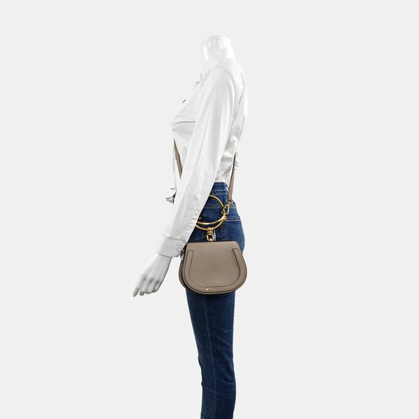 Nile Small Calfskin Gray
