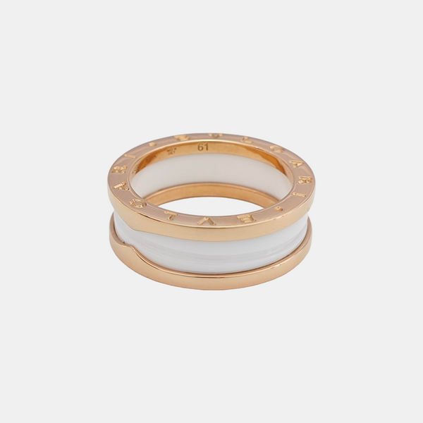 B.ZERO1 18k Rose Gold Ring EU 61