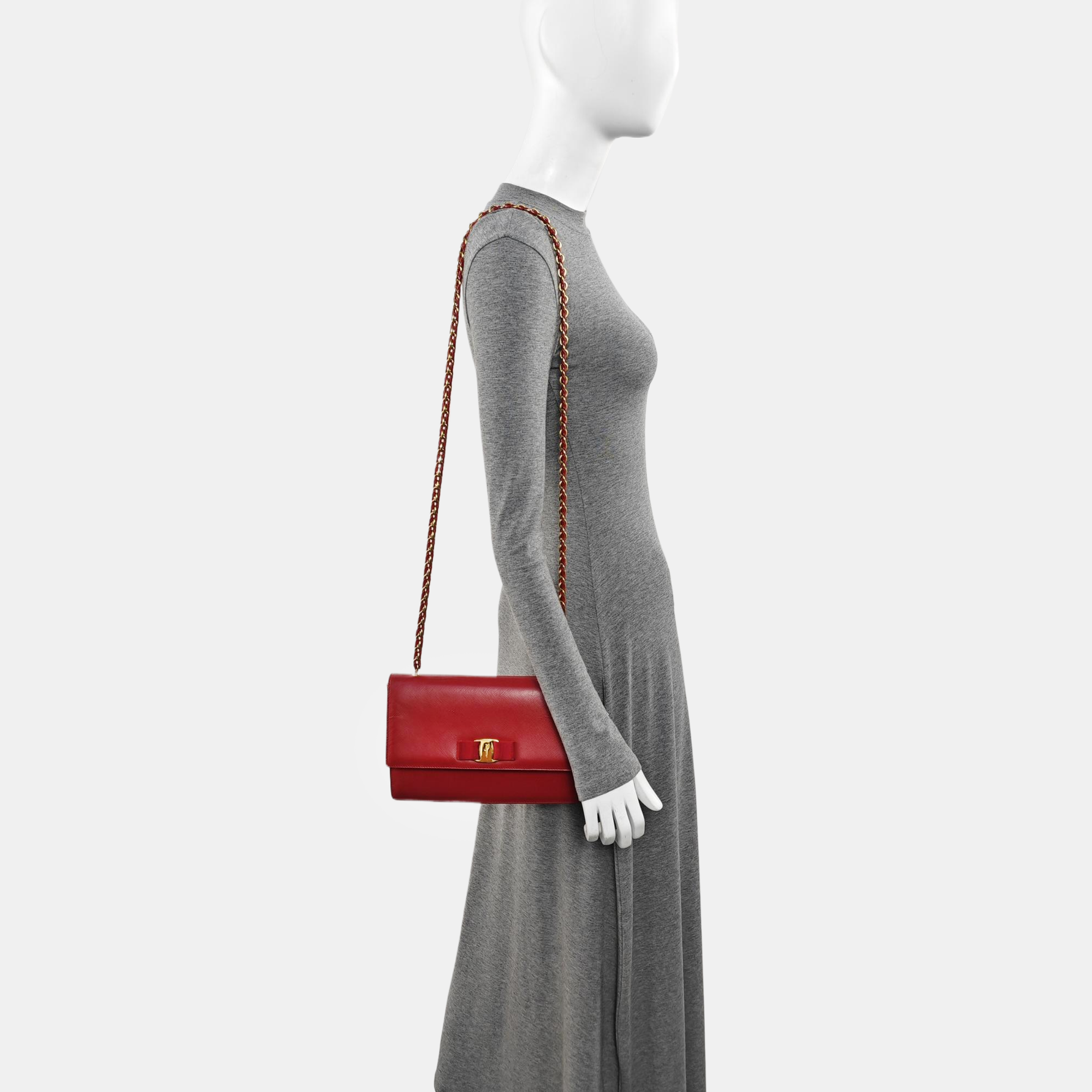 Ginny Calfskin Red