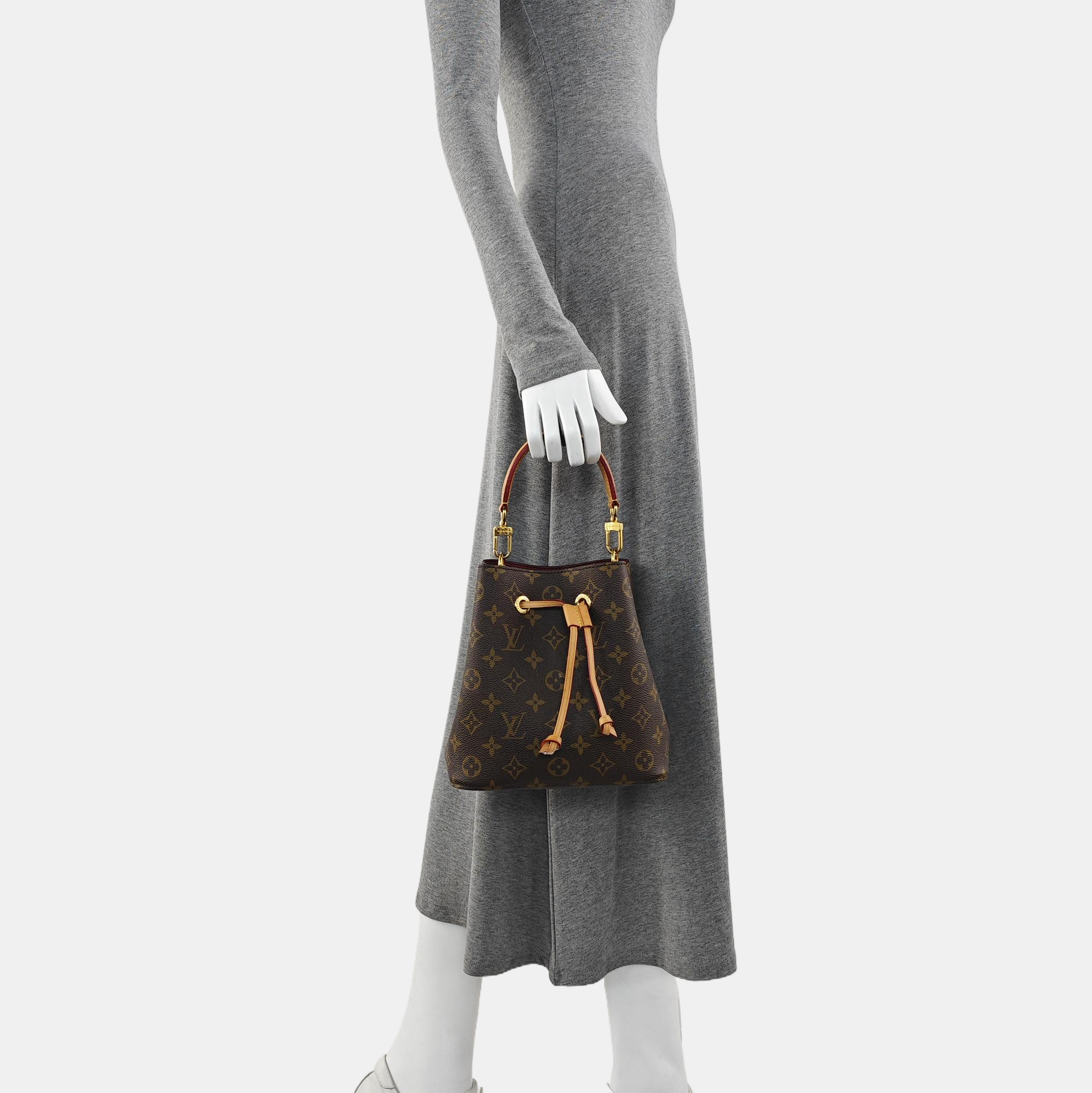 NÉONOÉ BB Monogram Coated Canvas Brown