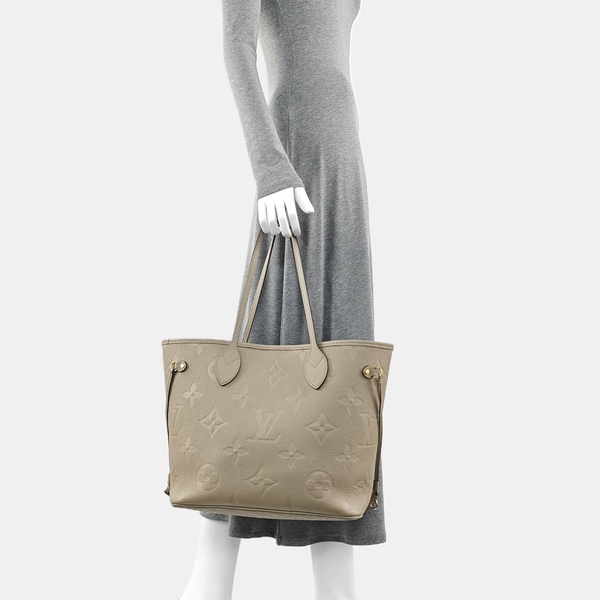 NEVERFULL MM Calfskin Gray