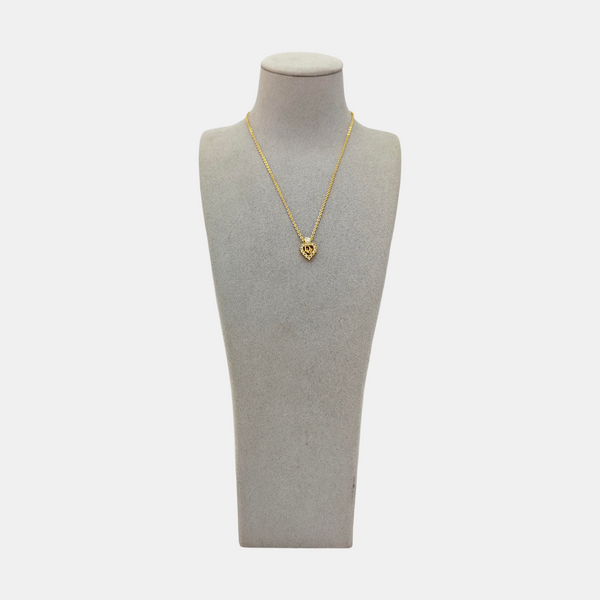Dior Oblique Metal Gold Necklace
