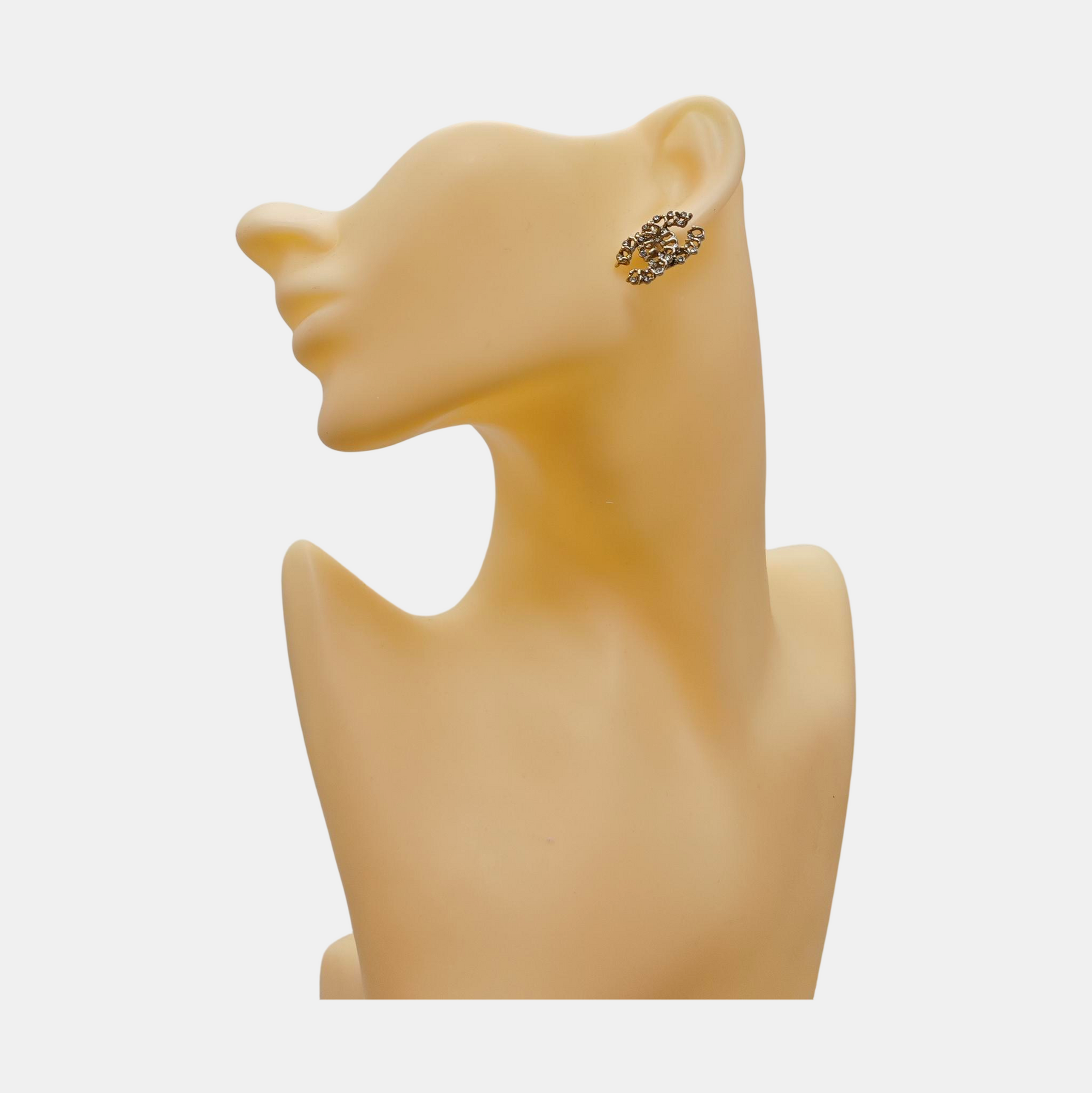 Metal Gold Stud Earrings
