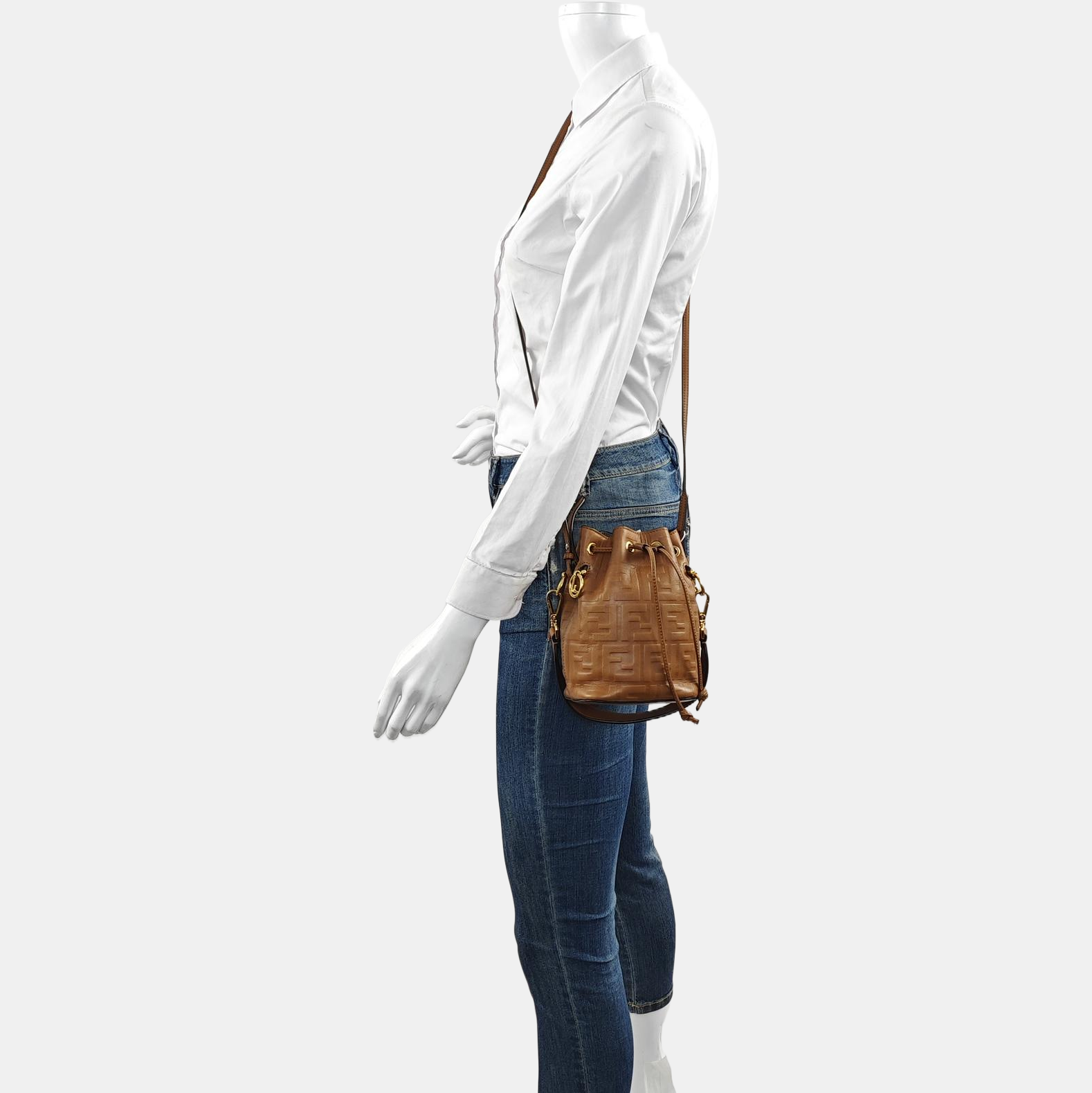 Mon Tresor Mini Calfskin Brown