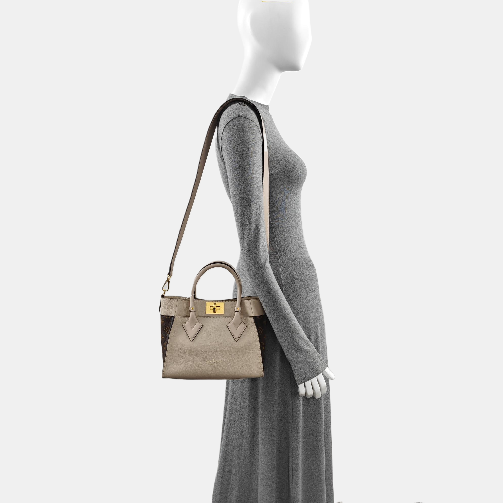 ON MY SIDE PM Monogram Coated Canvas Beige