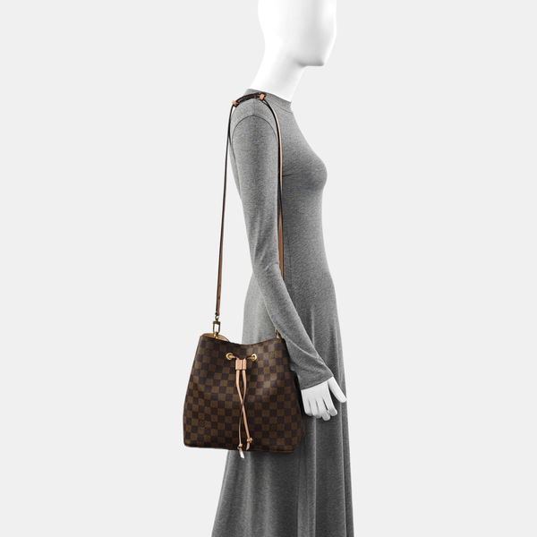 NÉONOÉ Damier Ebene Coated Canvas Brown