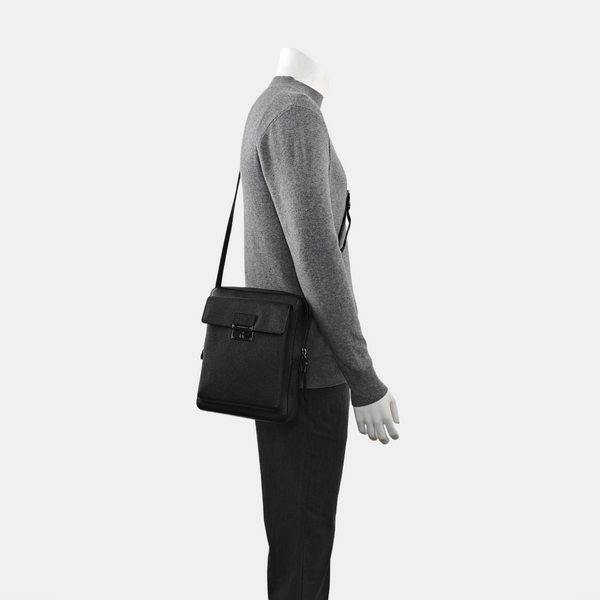 Calfskin Shoulder Bag Black