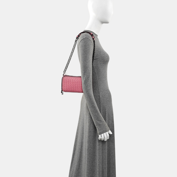 Lambskin Shoulder Bag Pink