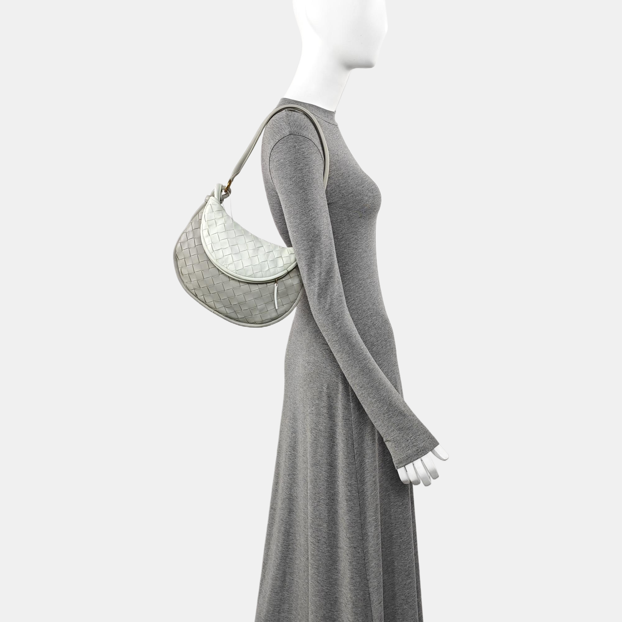 Gemelli Small Lambskin Gray