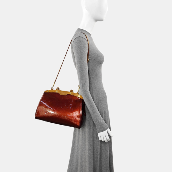 BREA Monogram Patent Leather Red